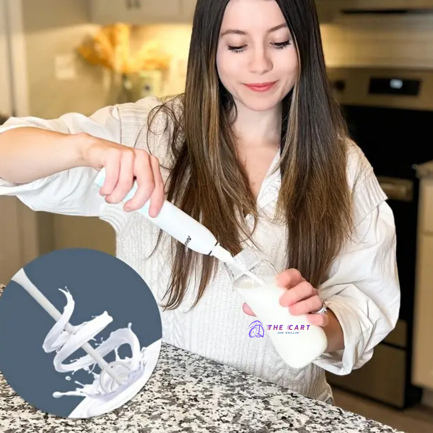 Electric Bottle Brush Cleaner, Rechargable Baby Bottle Brush Cleaner for Travel