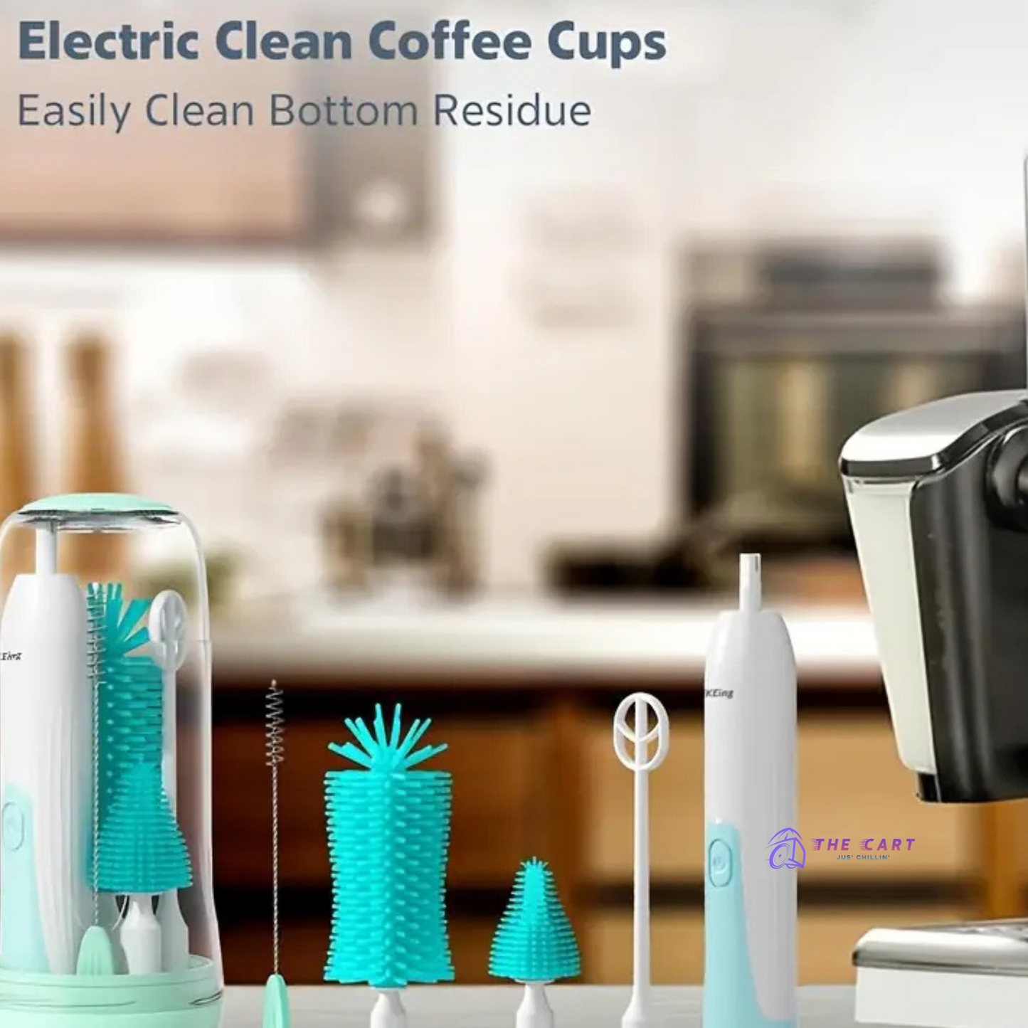 Electric Bottle Brush Cleaner, Rechargable Baby Bottle Brush Cleaner for Travel