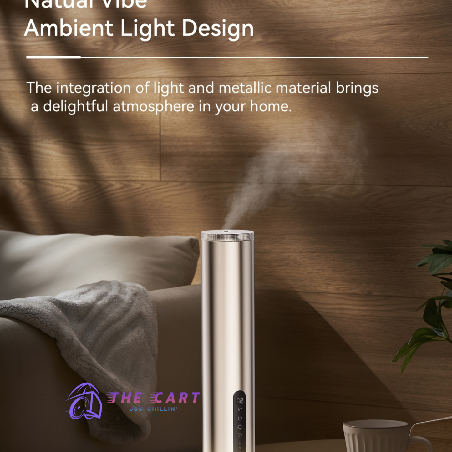 Essential Oil Diffuser, 120ML Waterless Aromatherapy Diffuser with Control and Night Light, Rechargeable Modern Smart Essential for Home.