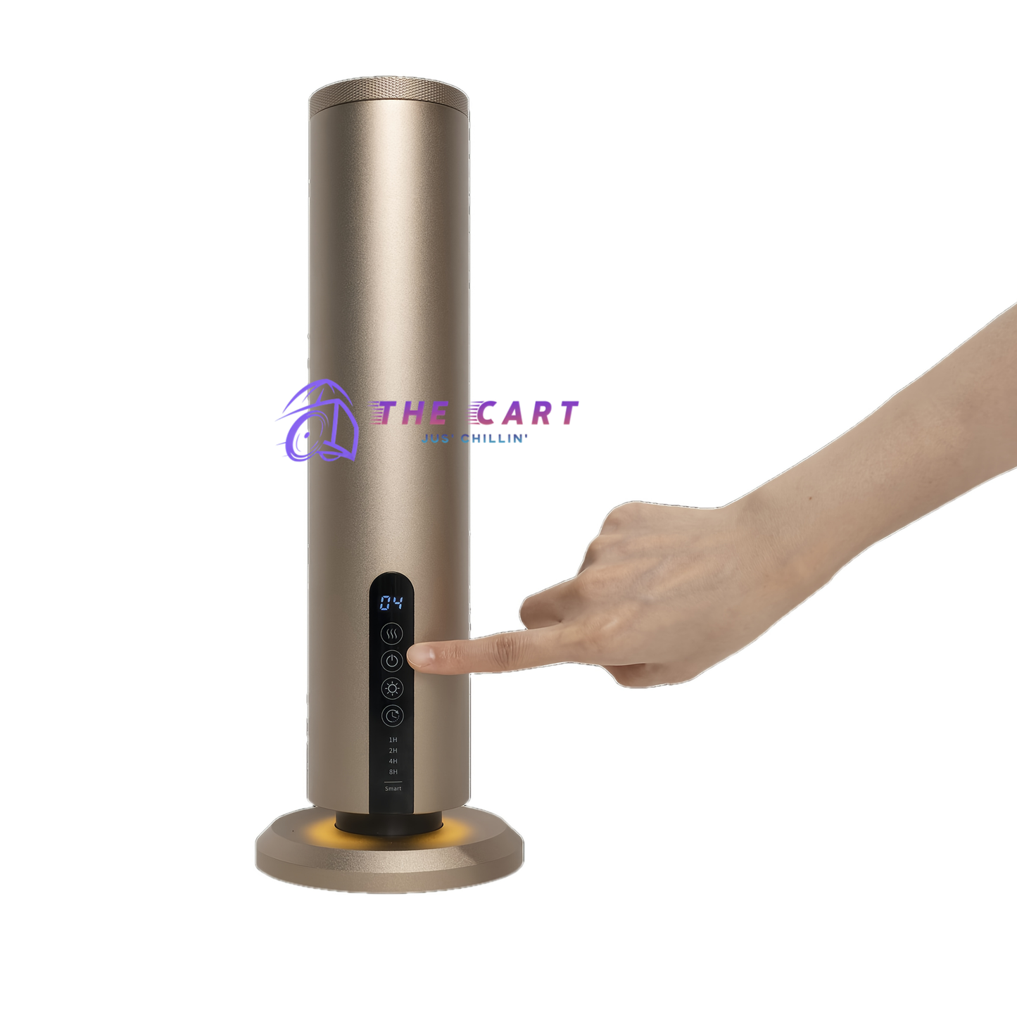 Essential Oil Diffuser, 120ML Waterless Aromatherapy Diffuser with Control and Night Light, Rechargeable Modern Smart Essential for Home.