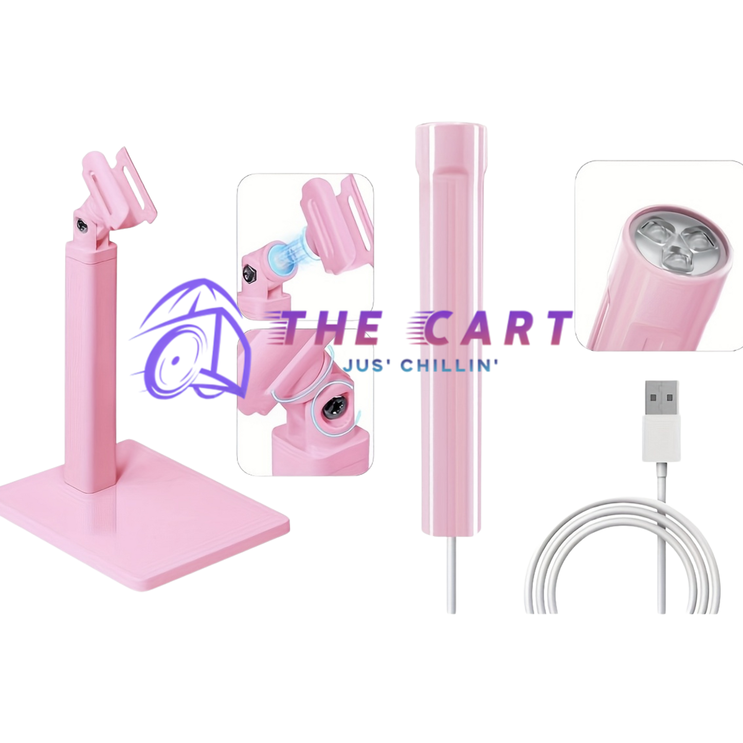 New Portable USB Rechargeable LED Nail Lamp, Handheld Nail Dryer With Timer Setting For Gel Nail Polish.